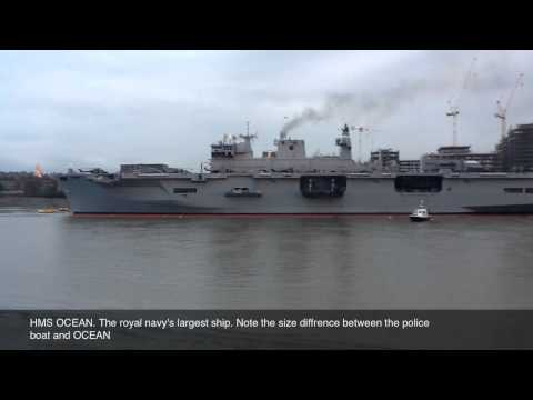 HMS OCEAN In Greenwich
