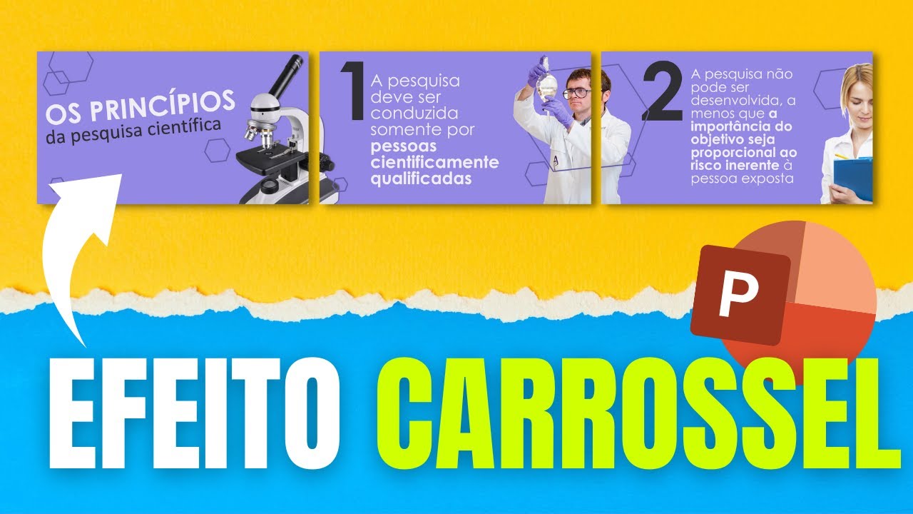 Apresentação de Powerpoint efeito post CARROSSEL do INSTAGRAM - Aprenda sem precisar usar o CANVA.