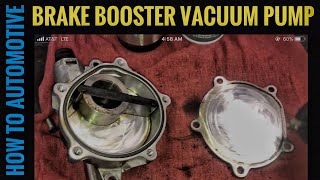 How To Rebuild The Vacuum Pump For The Brake Booster On A 2002-2014 Volvo XC90