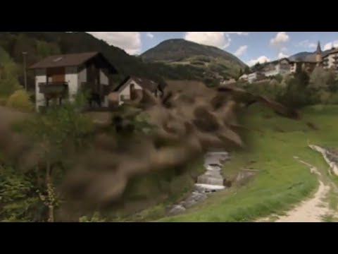 Val di Stava Dam Collapse - Animation