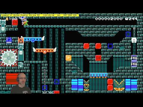 Legend of Zelda Puzzle Shrine #1 by nabuz / CB7-DKM-33G / Mario Maker 2 Puzzle solution