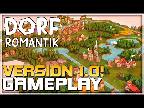 DORFROMANTIK Full Release Version 1.0 Gameplay - Chill Strategy  Building Game - PC