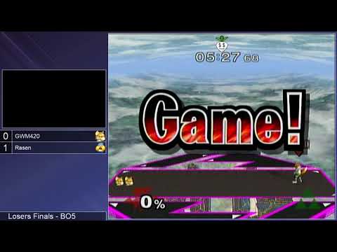 GSS 101 SSBM - GWM420 (Fox) vs. Rasen (Sheik) - Melee LF