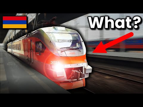 A ferrovia da Armênia é muito estranha... (Novos TRENS RUSSOS!)