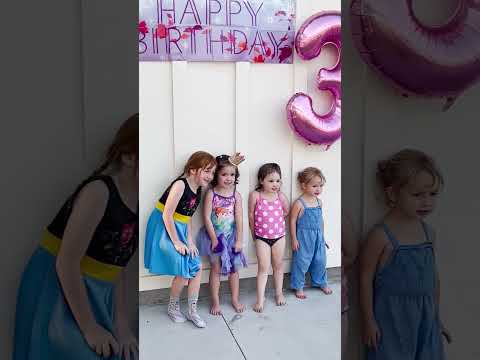 HAPPY BiRTHDAY NAVEY!!  celebrating an epic frozen party with friends! #shorts