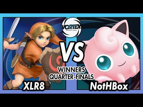 Vortex Smash | WQF 11/3/21 | XLR8 (Young Link, Pyra/Mythra) VS NotHBox (Jigglypuff)