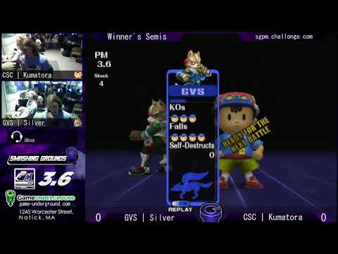 SG at GU 15.4 WS GVS| Silver (Fox, Marth) vs CSC| Kumatora (Ness)