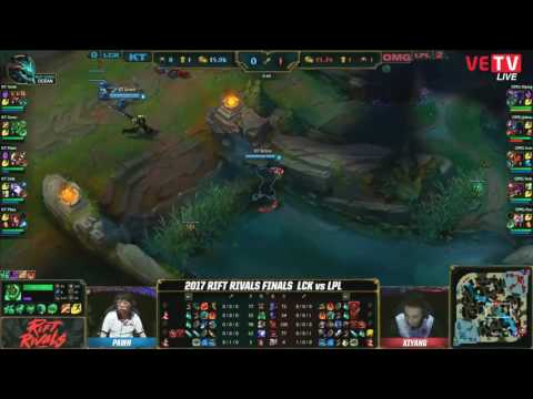 [Full game] KT vs OMG Game 3 [Rift Rivals 2017 Finals] LCK vs LPL [09.07.2017]
