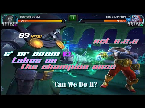 Dr Doom Vs The Champion Boss - Act 6.2.6 (Post Nerf) - Marvel Contest Of Champions