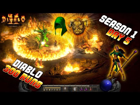 Day 5 / Season 1 / 300 Seal Pop Run / Loot Highlight / D2R / Diablo 2 Resurrected