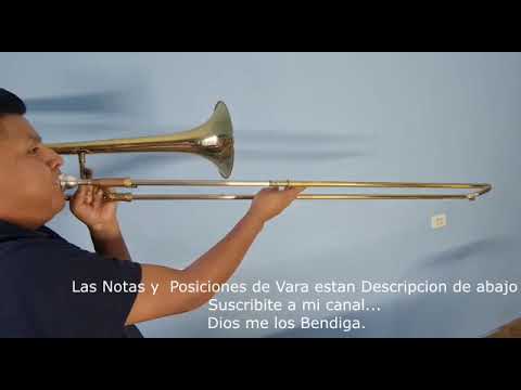 TUTORIAL 1ra.  ESCALA CROMATICA DE TROMBON DE VARA