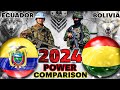 Bolivia vs Ecuador Military Power Comparison 2024 |The battle of the armies of the world