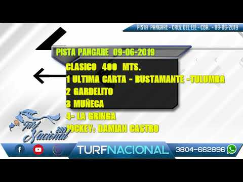 ULTIMA CARTA - Pista Pangare - 9/6/2019