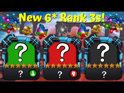 New 6* Rank 3 Champs! Massive Rank Up Spree! Level Up! Crystals! - Marvel Contest of Champions