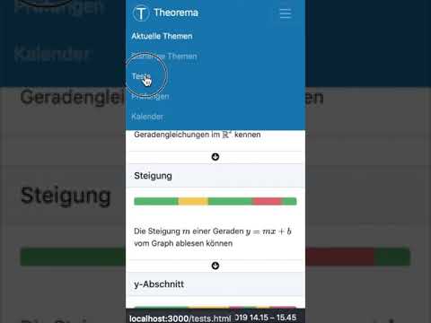 Vorbereitung Mathematik Studienkolleg: Die Theorema App