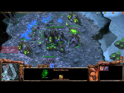Heart of the Swarm Beta - Zerg vs Terran #0 Gameplay