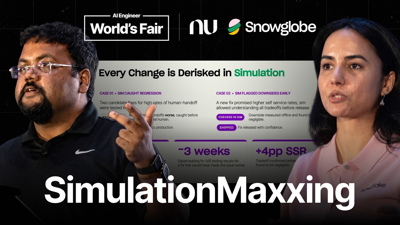 Nubank Uses Simulations to Boost Agent Efficiency 20x - AI Engineer