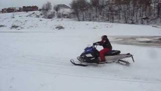 preview picture of video 'Снегоходы на воде'