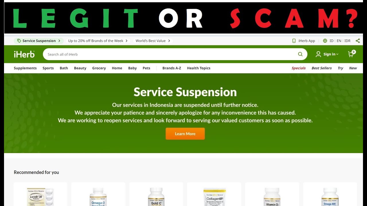 iHerb.com Review – Is iHerb Legit or Scam?