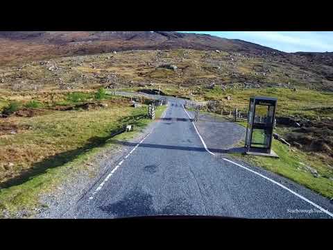 Driving on the Isle Of Lewis, Outer Hebrides, Scotland