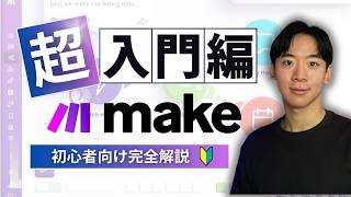 【初心者向け】海外で人気の神ツール【make.com】の使い方講座。コレさえ見れば今日から使えます!!【テンプレ資料全て配布!】【入門編🔰】