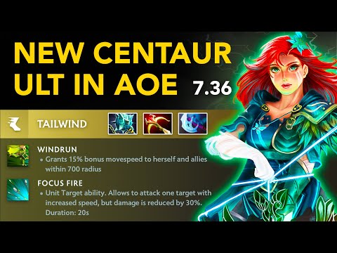 Miracle WINDRANGER Mid - Patch 7.36 | Full Gameplay Dota Class