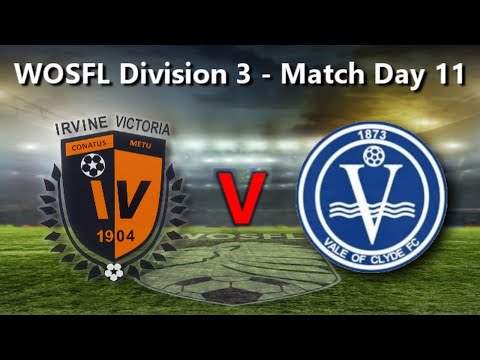 Irvine Vics 2 : Vale of Clyde 2 - 12th November 2022