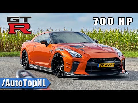 700HP NISSAN GTR R35 | REVIEW on AUTOBAHN [NO SPEED LIMIT] by AutoTopNL