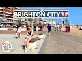 Most Famous Spots of Brighton UK in 2023 - Walking Brighton Beach, Pier and Seaside 4K-HDR