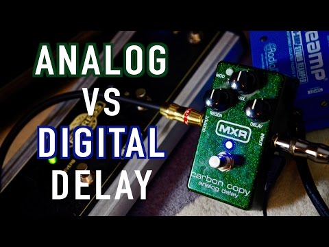Analog vs Digital Delay Pedal