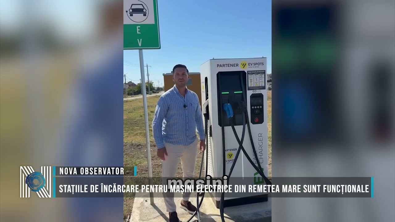 Stațiile de încărcare pentru mașini electrice din Remetea Mare sunt funcționale