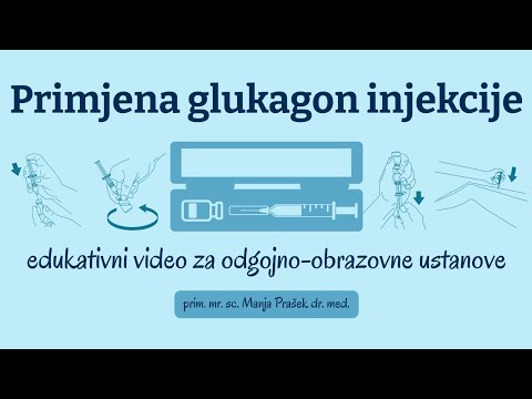 Primjena glukagon injekcije