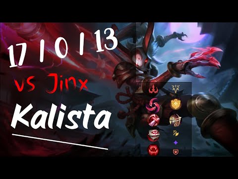 Kalista ADC vs Jinx - Challenger Replay KR