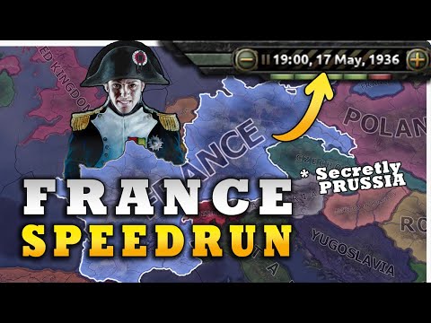 Dominating as Prussia in 1938 - Hoi4 France Speedrun Commentary