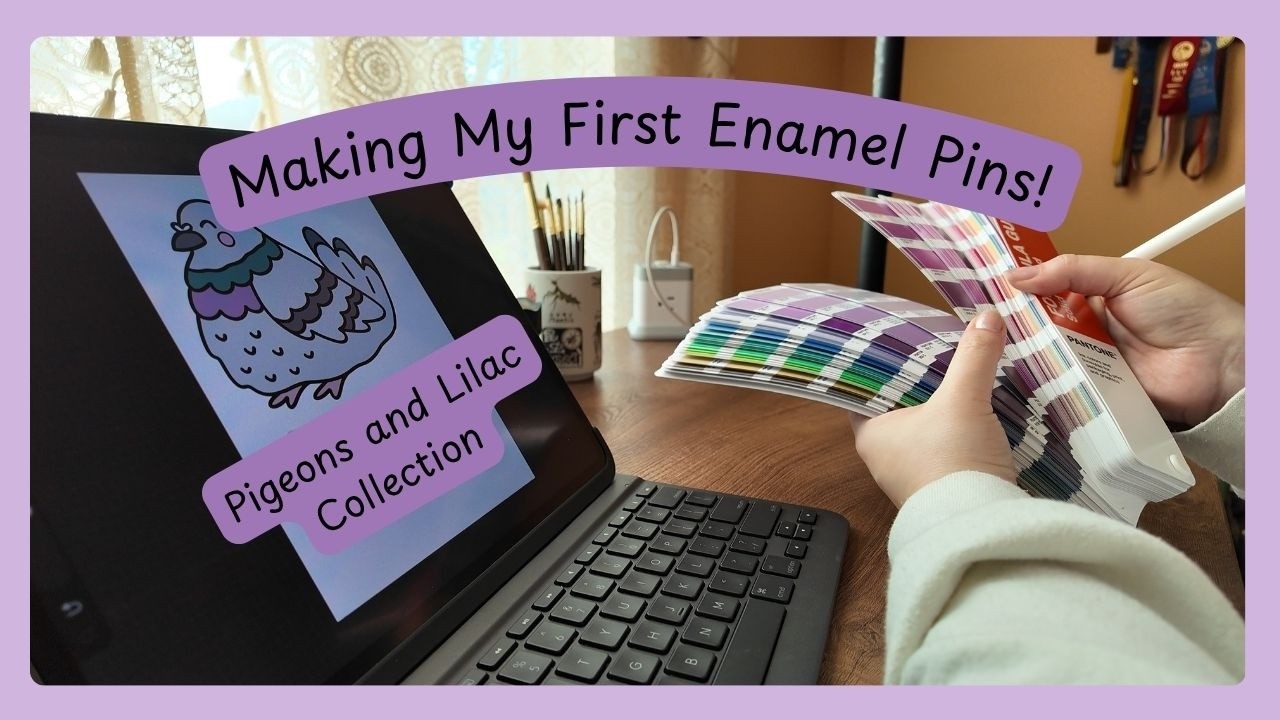 Pigeons & Lilac in Pop Culture | Designing My First Enamel Pins!