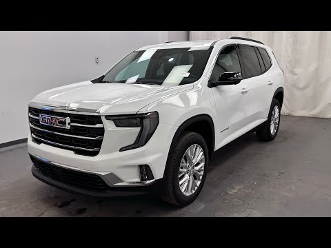 2026 GMC Acadia AWD Elevation in White for sale at Davis GMC Buick Lethbridge in Lethbridge, AB