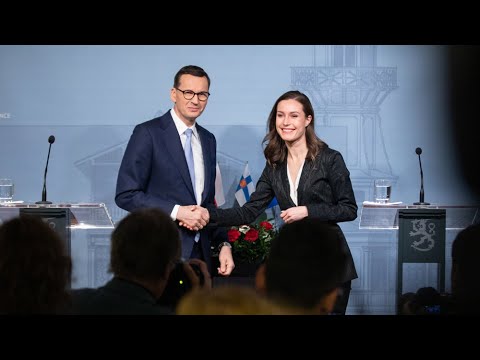 Press conference by PM Marin and Polish PM Morawiecki Nov 20 in Helsinki