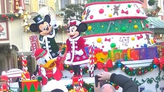 Disney Dreams : Christmas Magic : The Winter Parade : 2014 : Sugar-and-Spice car : Disneyland Paris