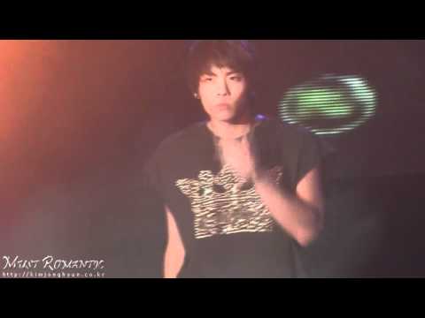 [fancam] 101007 SHINee hot jonghyun's flying kiss@ Y-STAR Live Power Music