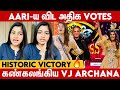 19+ Crores Votes-க்கு ரொம்ப நன்றி 🙏🏻 Vj Archana 1st Post | Bigg Boss 7 Title Winner