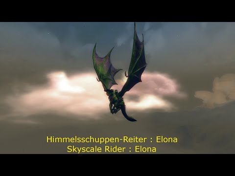 [GW2] Himmelsschuppen-Reiter: Elona / Skyscale Rider: Elona [HD]