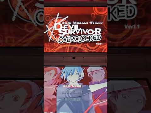 SHIN MEGAMI TENSEI DEVIL SURVIVOR OVERCLOCKED 3DS