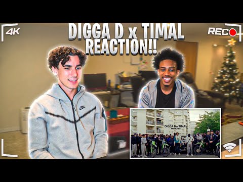 AMERICANS REACT TO DIGGA D x TIMAL - FRENCHES!