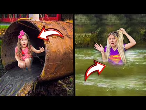 WHOEVER YOU HIDE IN THE SCARIEST PLACE WINS! - extreme challenge with my little sister