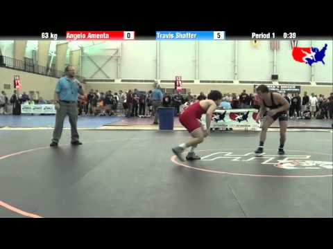 Angelo Amenta vs. Travis Shaffer at 2013 ASICS University Nationals - FS