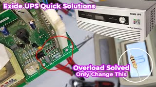 exide home ups overload problem Easy Solution at home