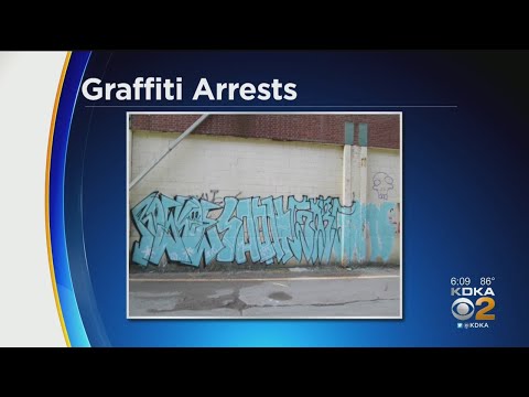 Police Arrest Suspects For Spraying Graffiti Outside Iron City Brewing Company