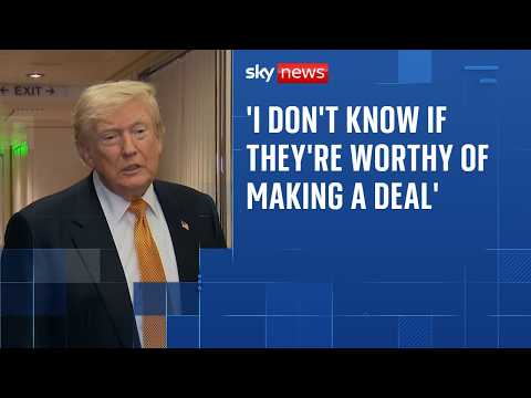 'They want to make a deal so badly,' Trump says after hitting Iran 'very hard'
