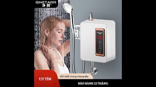 Máy nước nóng trực tiếp 5500w mẫu mới 2024 hàng cao cấp cài tiến áp lực nước, bình nóng lạnh mini