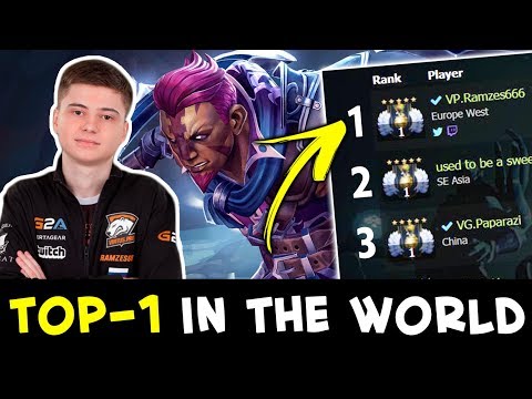 TOP-1 RANK in the world — Ramzes666 highest MMR